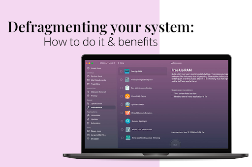 Defragmenting your system