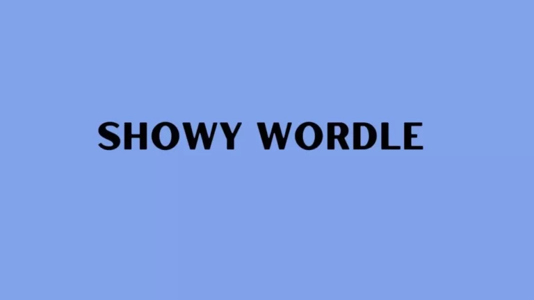 Showy Wordle